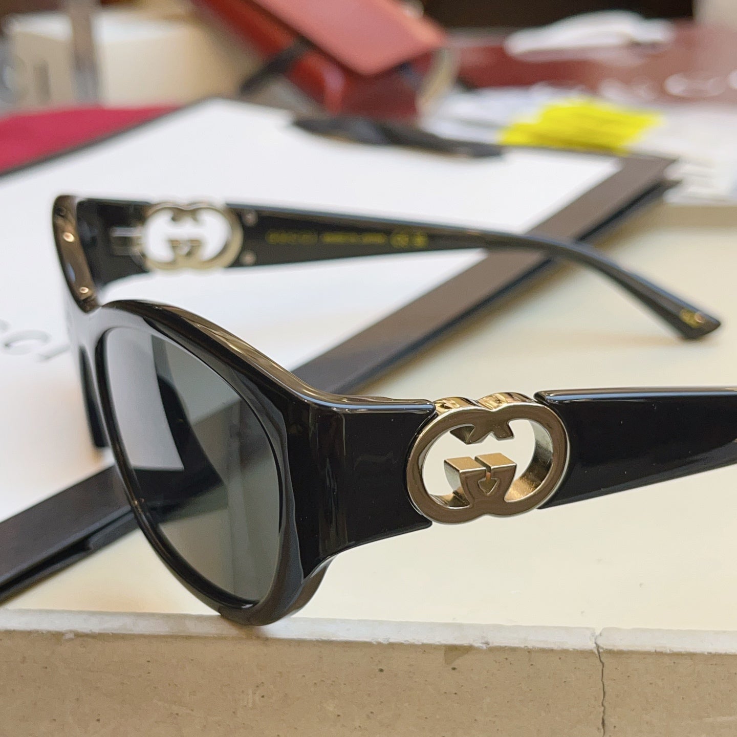 Gucci GG1826SK Fashion Black Lens Sunglasses for Men & Women - 431300 - detail image 7