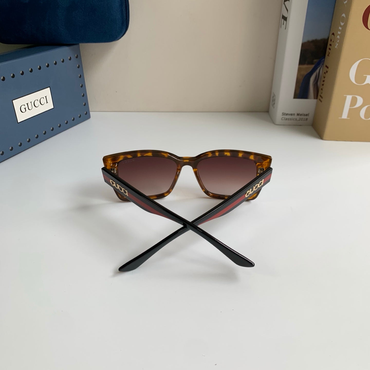 Gucci Square Brown Lens Sunglasses for Men & Women - 357941 - detail image 8