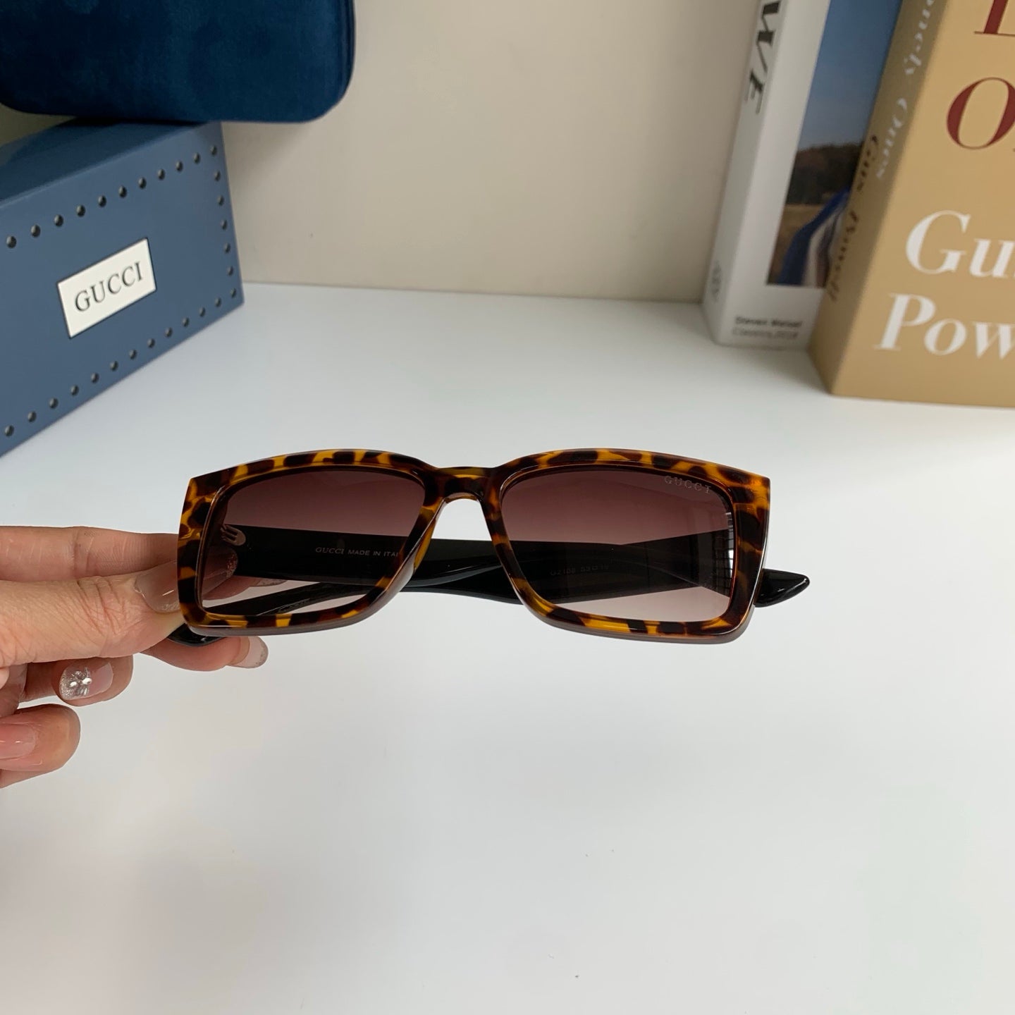 Gucci Square Brown Lens Sunglasses for Men & Women - 357941 - detail image 4