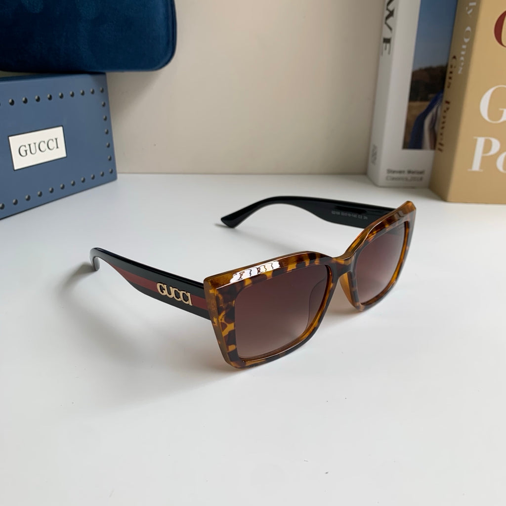 Gucci Square Brown Lens Sunglasses for Men & Women - 357941