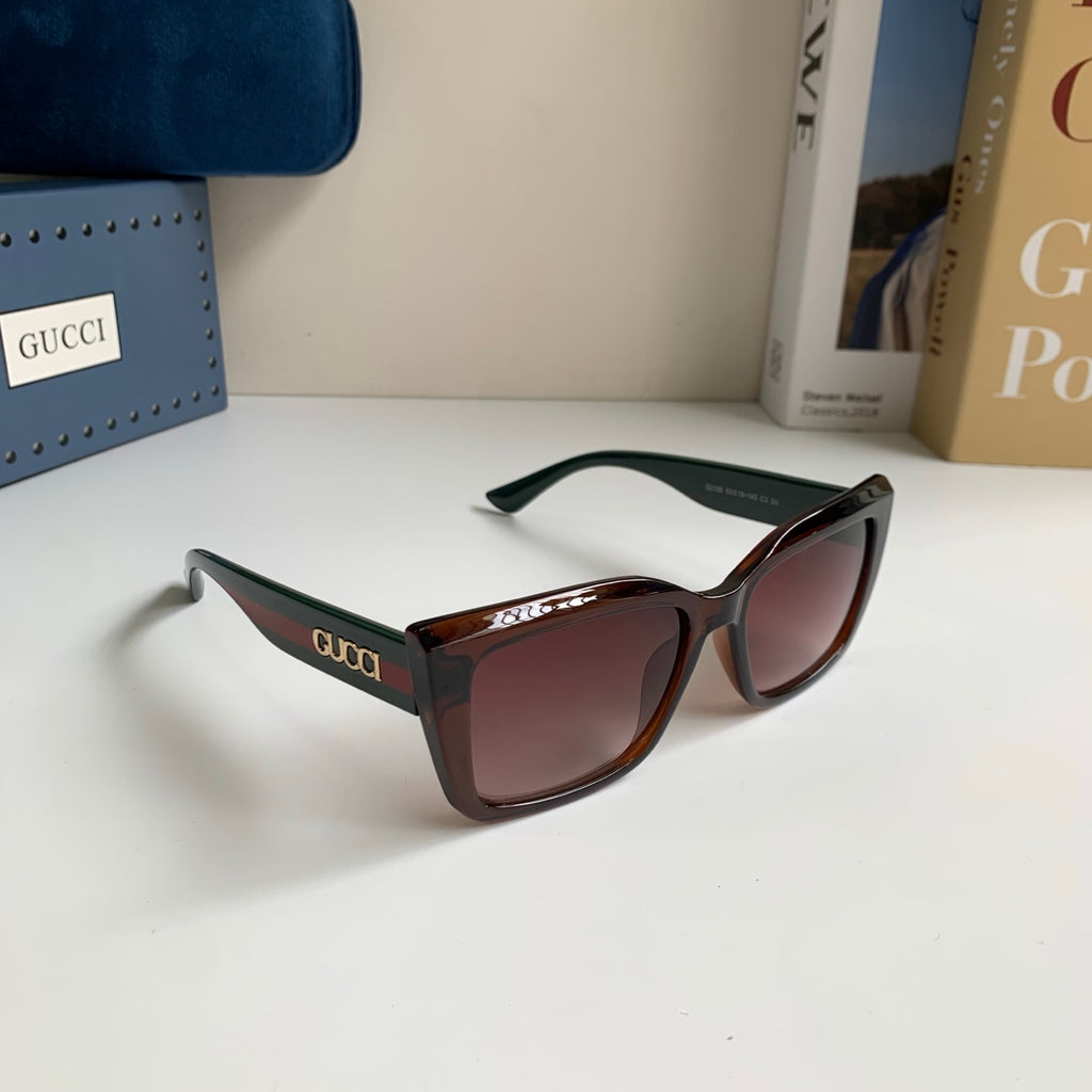 Gucci Square Black Lens Sunglasses for Men & Women - 357943