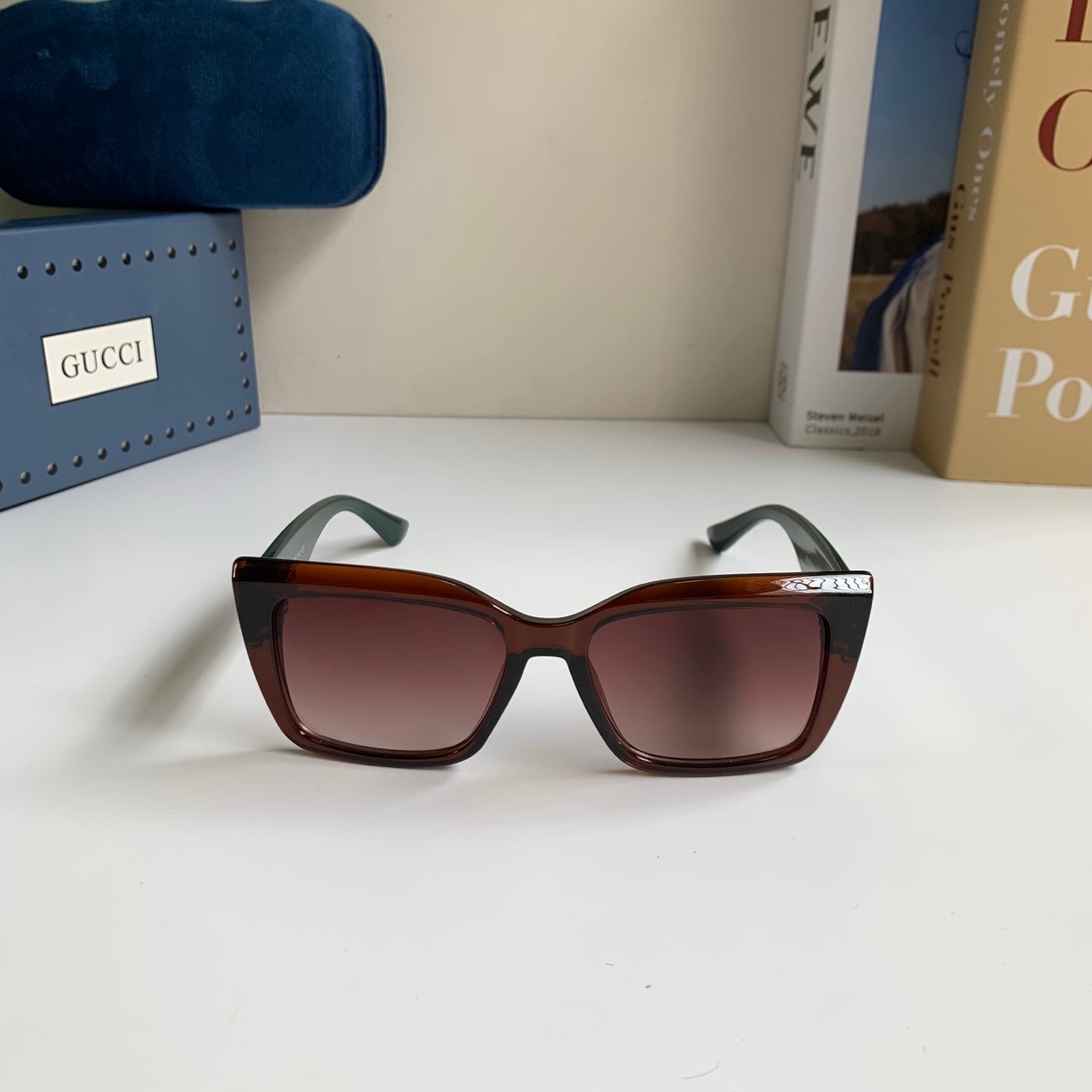 Gucci Square Black Lens Sunglasses for Men & Women - 357943 - detail image 3