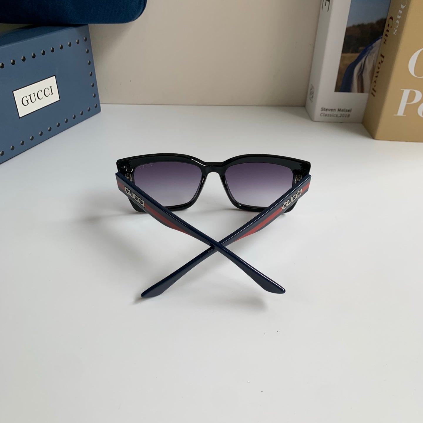 Gucci Square Black Lens Sunglasses for Men & Women - 357944 - detail image 6