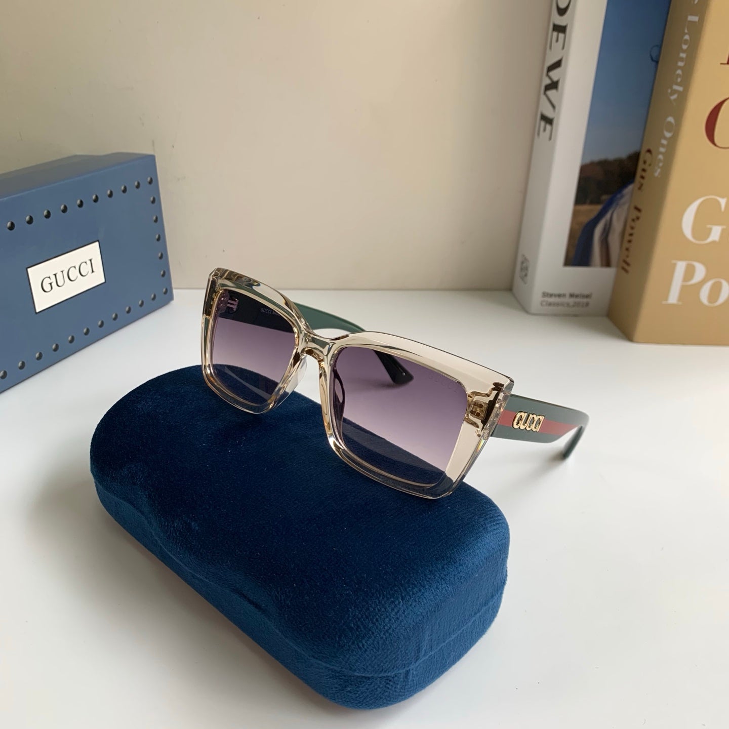 Gucci Square Silver Lens Sunglasses for Men & Women - 357945 - detail image 4