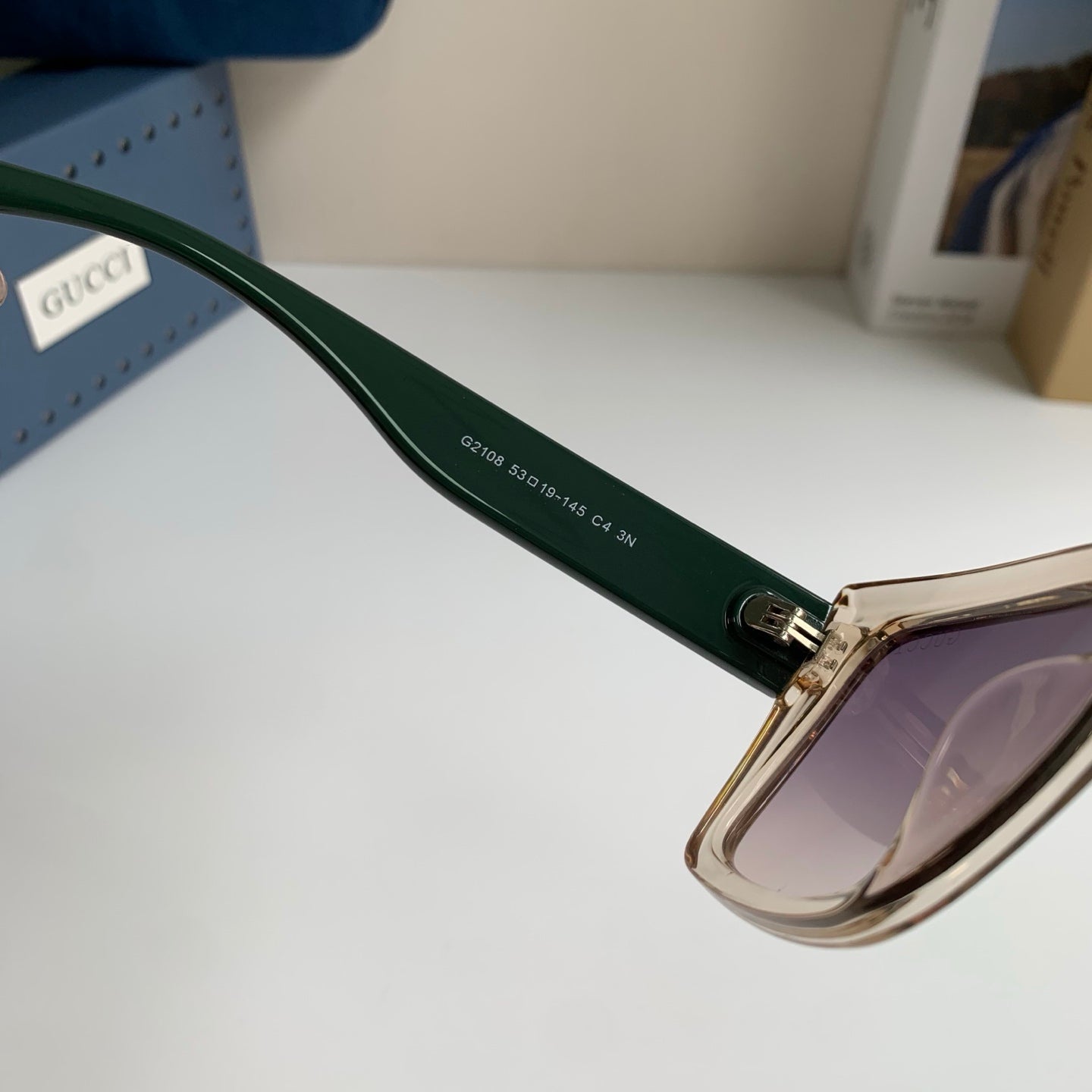 Gucci Square Silver Lens Sunglasses for Men & Women - 357945 - detail image 6