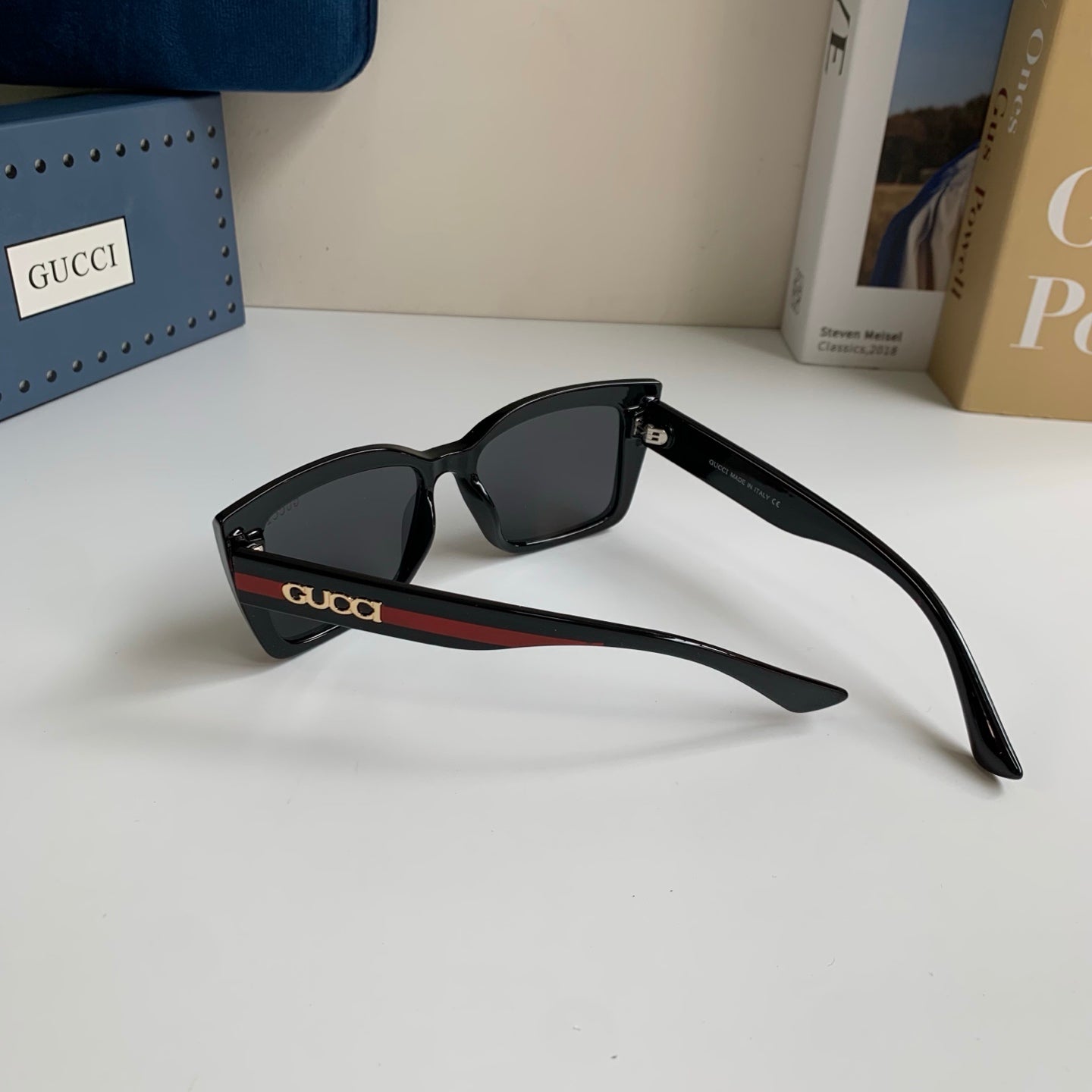 Gucci Square Black Lens Sunglasses for Men & Women - 448801 - detail image 8