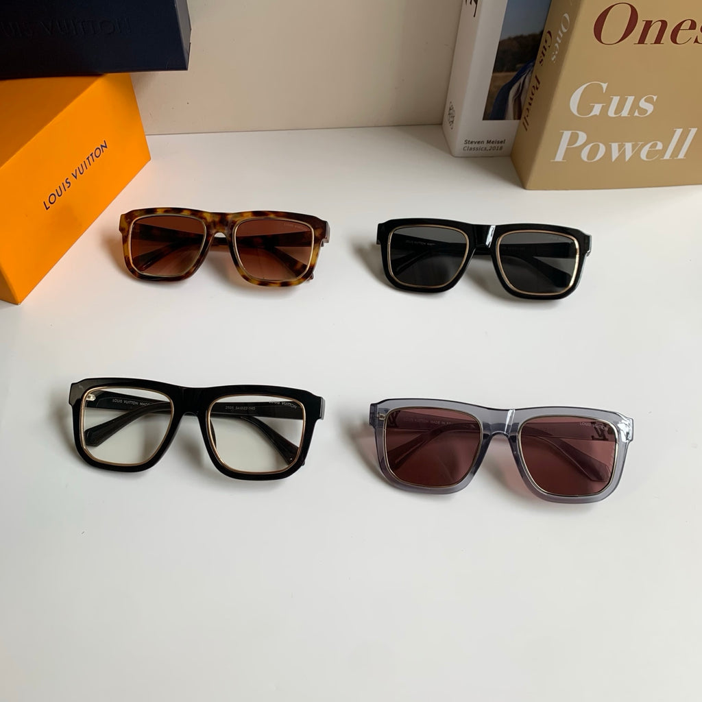 Louis Vuitton Square Black Lens Sunglasses for Men & Women - 357763 - detail image 10