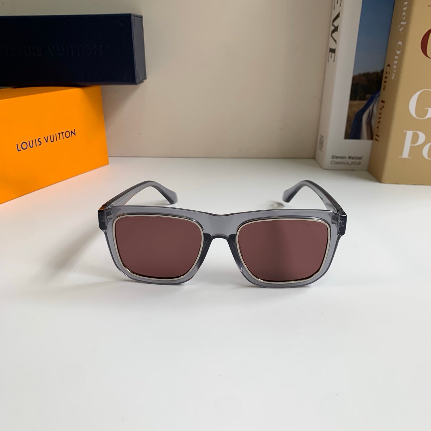 Louis Vuitton Square Silver Lens Sunglasses for Men & Women - 448538 - detail image 3