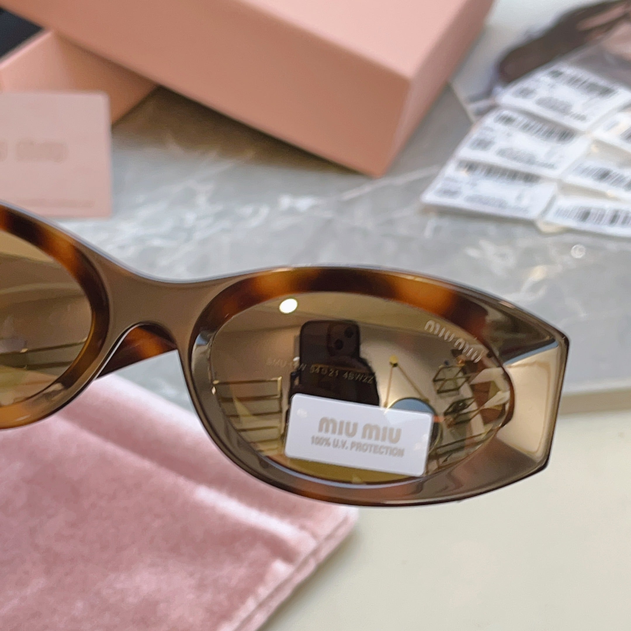 Miu Miu Fashion Purple Lens Sunglasses for Men & Women - 382982 - detail image 8