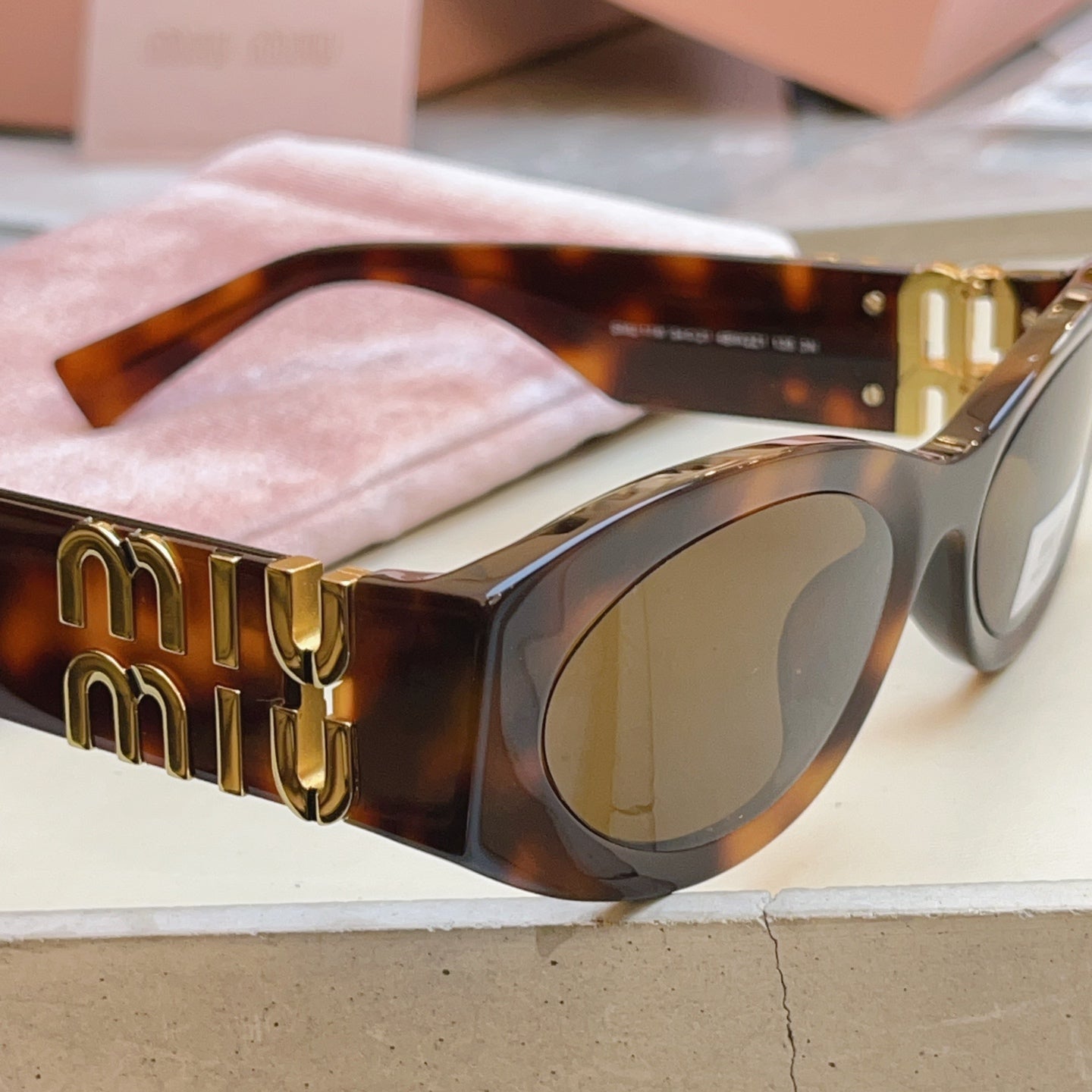 Miu Miu Fashion Purple Lens Sunglasses for Men & Women - 382982 - detail image 5