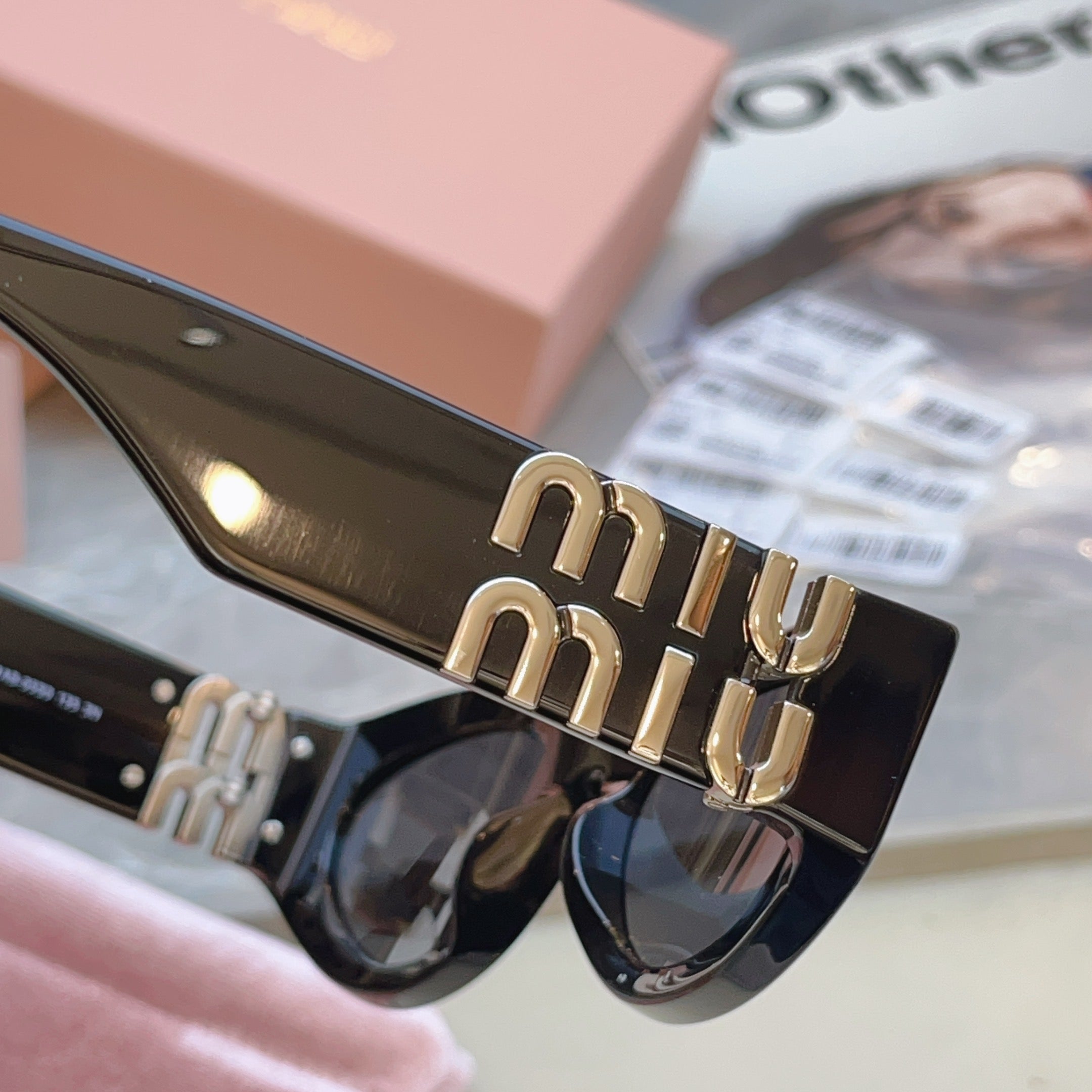 Miu Miu Fashion Black Lens Sunglasses for Men & Women - 432610 - detail image 6