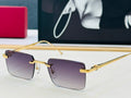 Cartier CT0019O Fashion Black Lens Sunglasses for Men & Women