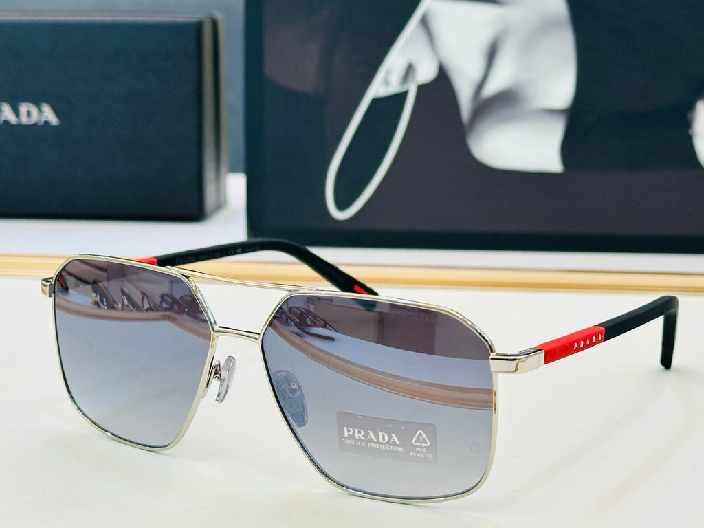 Prada Fashion Gray Lens Sunglasses for Men & Women - 382719
