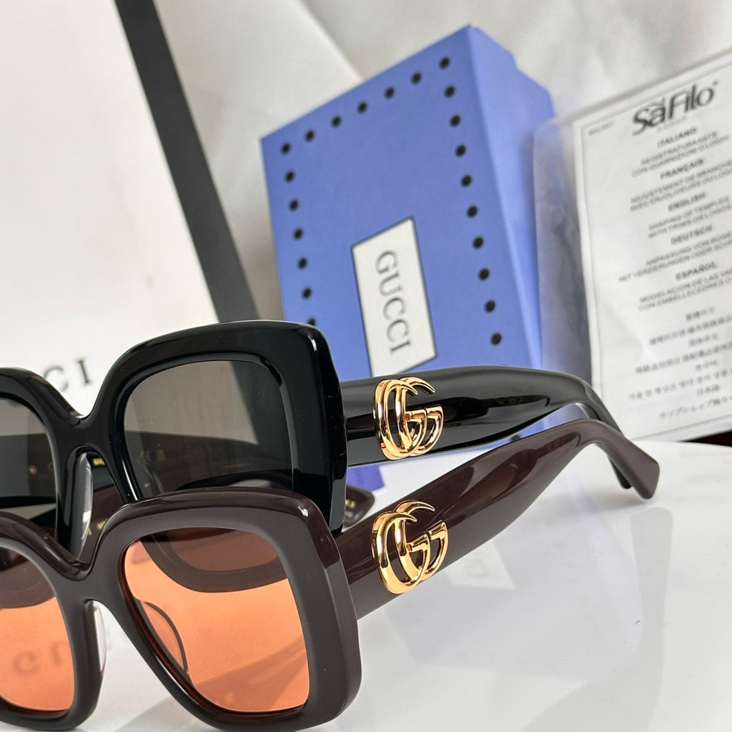 Gucci Fashion Black Lens Sunglasses for Men & Women - 398418 - detail image 7