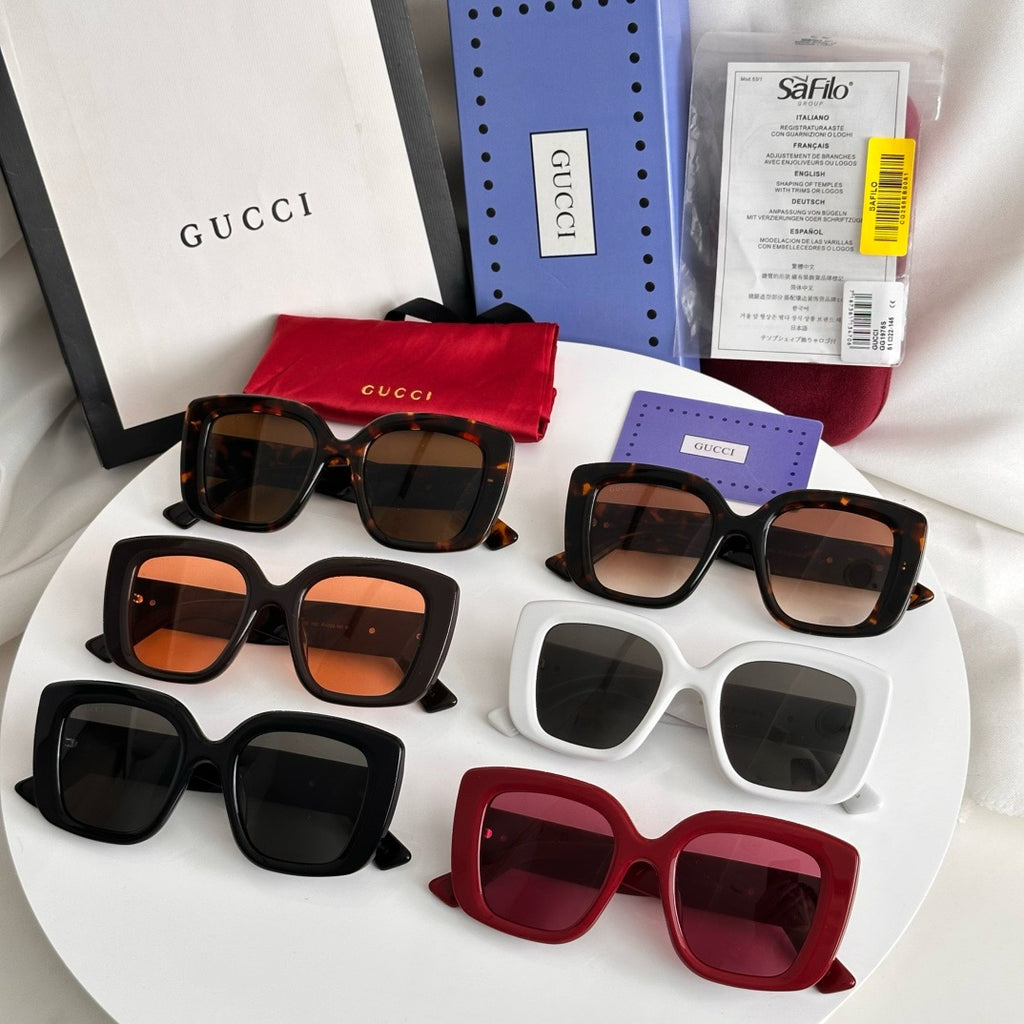 Gucci Fashion Black Lens Sunglasses for Men & Women - 398418 - detail image 8