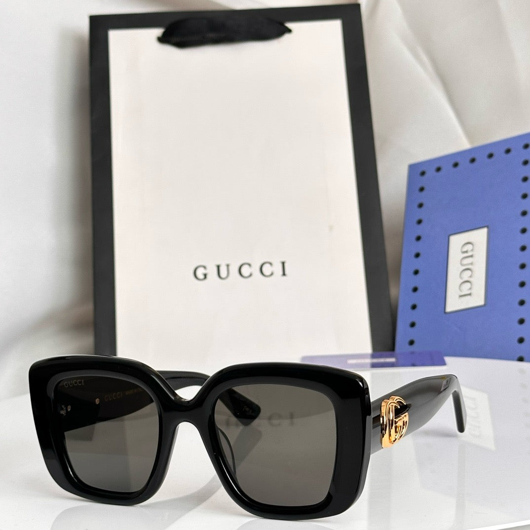 Gucci Fashion Black Lens Sunglasses for Men & Women - 398418
