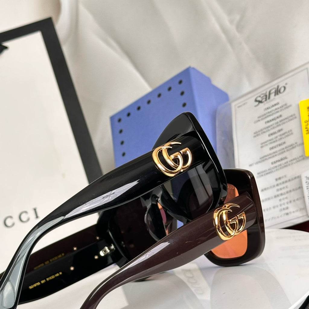 Gucci Fashion Black Lens Sunglasses for Men & Women - 398419 - detail image 3