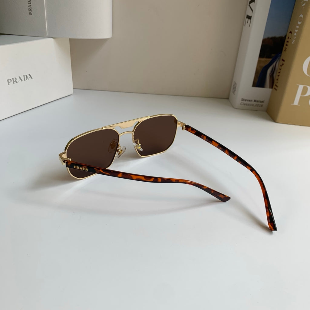 Prada Metal Fashion Brown Lens Sunglasses for Men & Women - 382595 - detail image 7