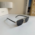 Prada Metal Fashion Silver Lens Sunglasses for Men & Women - 487108