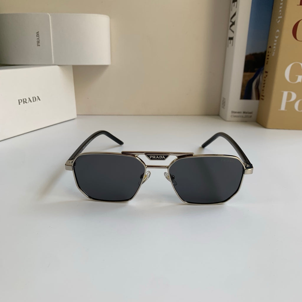 Prada Metal Fashion Silver Lens Sunglasses for Men & Women - 487108 - detail image 5