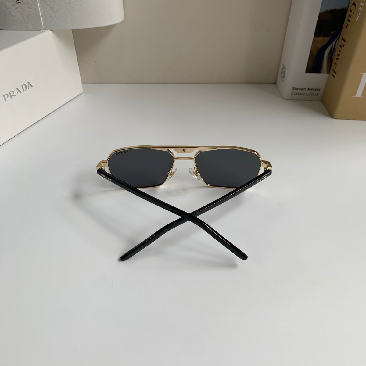 Prada Metal Fashion Silver Lens Sunglasses for Men & Women - 382597 - detail image 8
