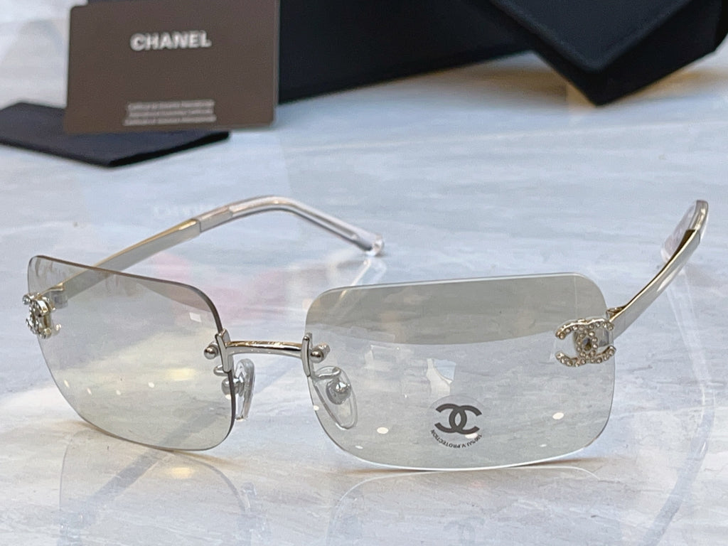 Chanel CH4218 Fashion Silver Lens Sunglasses for Men & Women