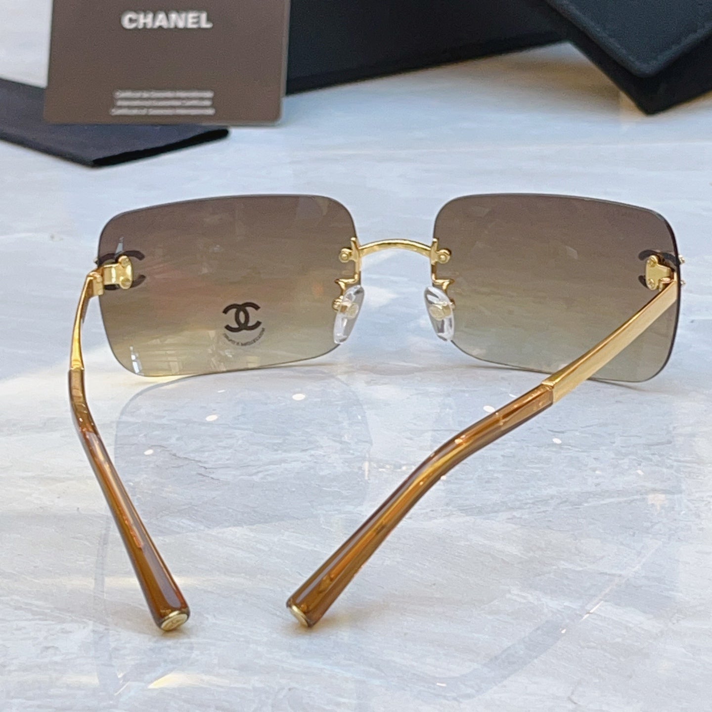 Chanel CH4218 Fashion Silver Lens Sunglasses for Men & Women - detail image 12