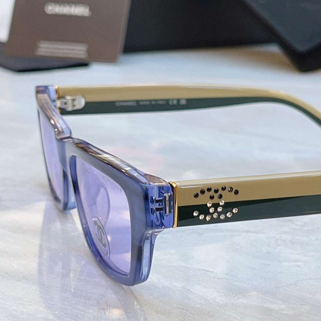 Chanel CH5561B Fashion Gold Lens Sunglasses for Men & Women - detail image 9