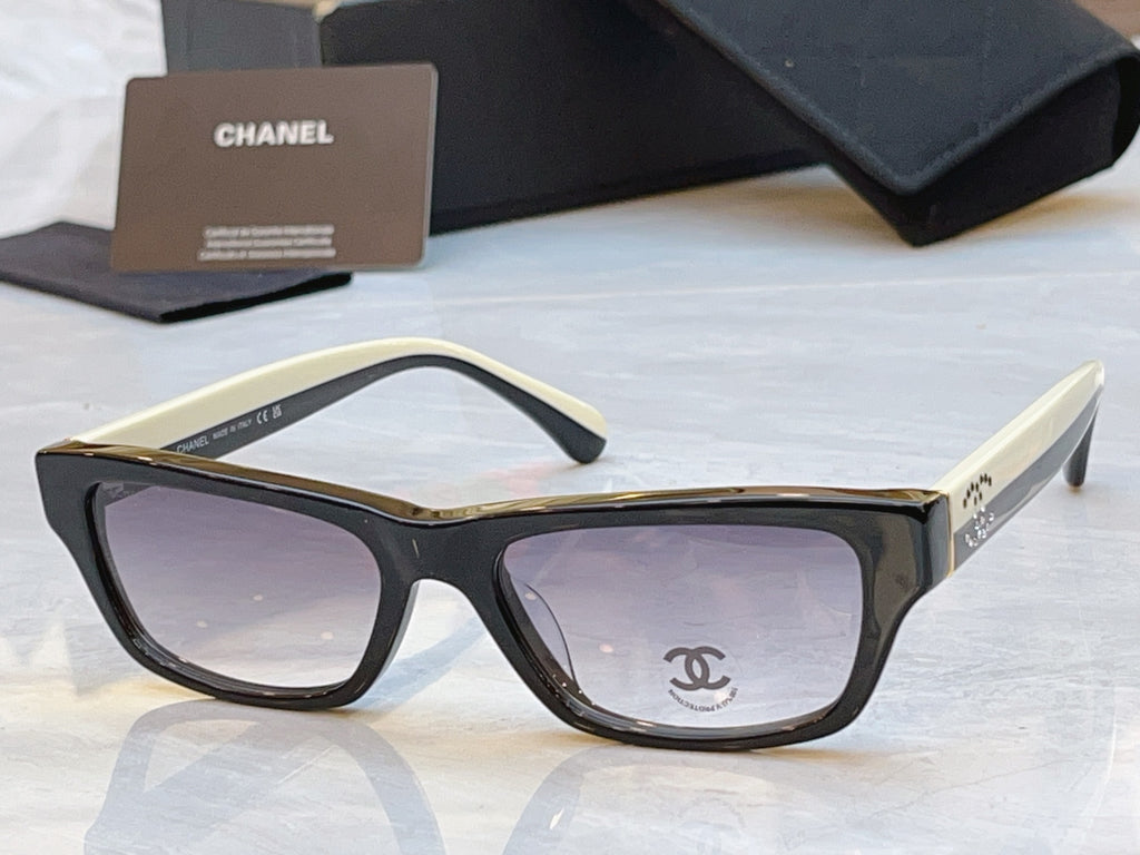 Chanel CH5561B Fashion Gold Lens Sunglasses for Men & Women - detail image 6