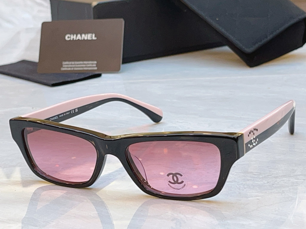 Chanel CH5561B Fashion Gold Lens Sunglasses for Men & Women - detail image 7