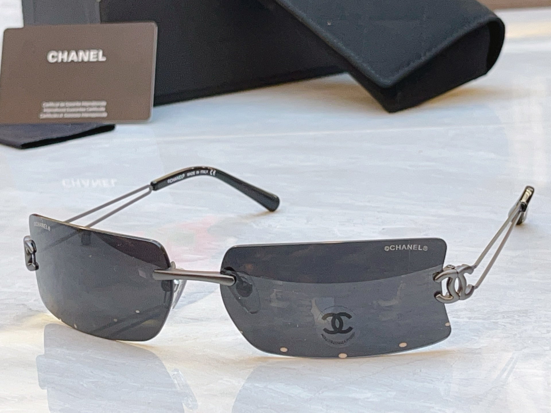 Chanel CH4051 Fashion Brown Lens Sunglasses for Men & Women - detail image 6