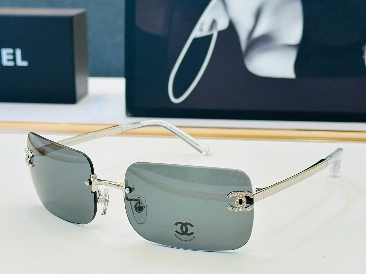 Chanel CH4218 Fashion Gray Lens Sunglasses for Men & Women