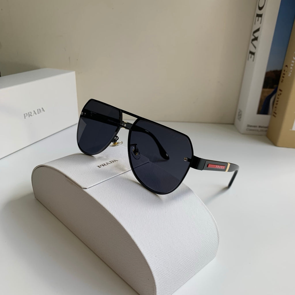 Prada Metal Aviator Silver Lens Sunglasses for Men & Women - 487130 - detail image 4