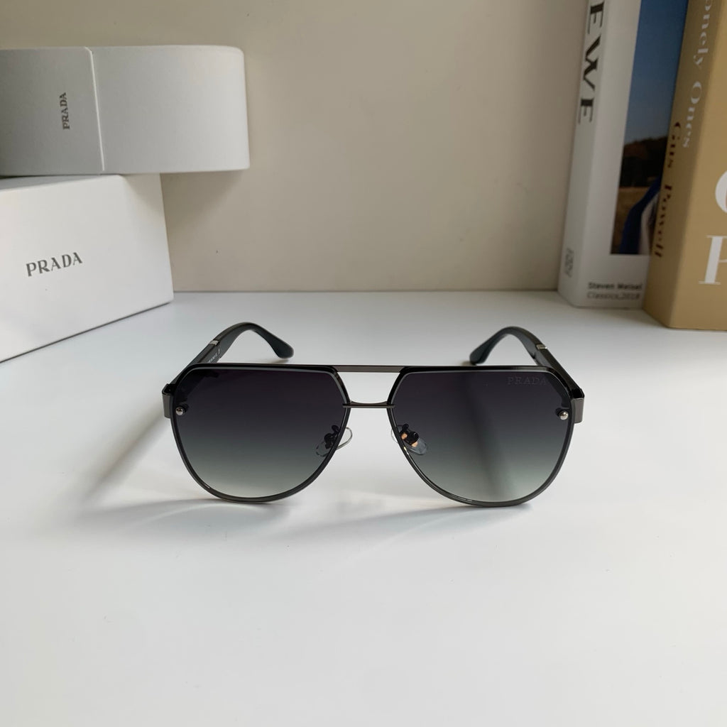Prada Metal Aviator Silver Lens Sunglasses for Men & Women - 487131 - detail image 5