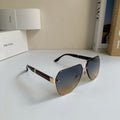 Prada Metal Aviator Silver Lens Sunglasses for Men & Women - 487134