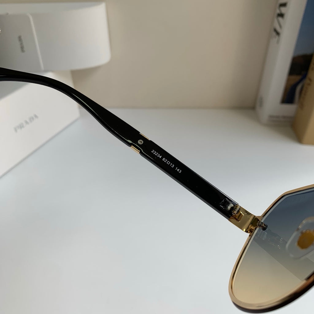 Prada Metal Aviator Silver Lens Sunglasses for Men & Women - 487134 - detail image 6