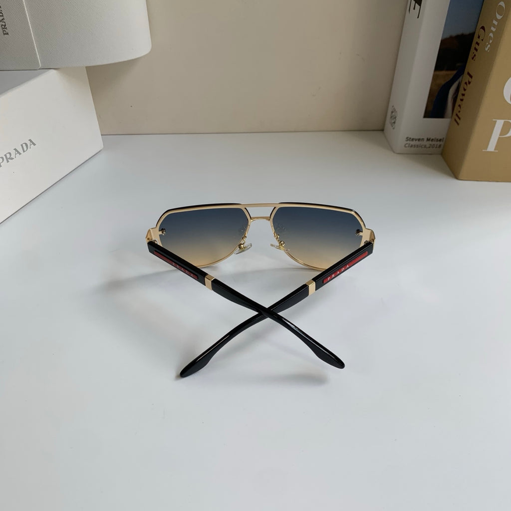 Prada Metal Aviator Silver Lens Sunglasses for Men & Women - 487134 - detail image 8