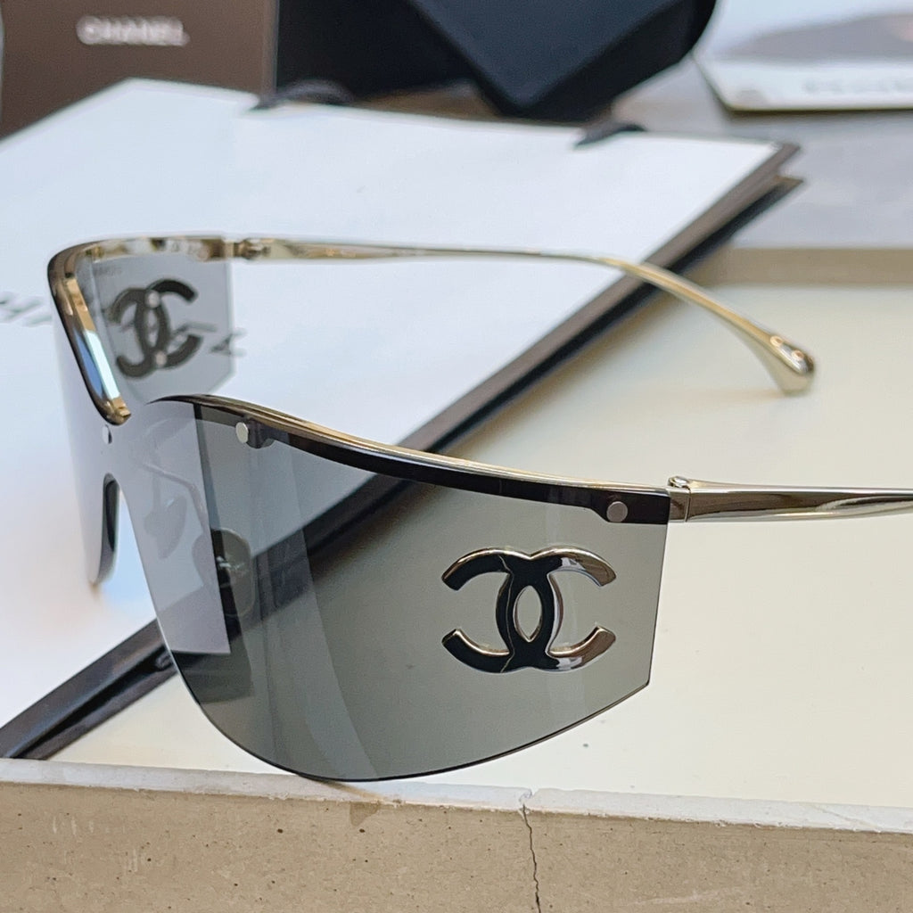 Chanel CH9582 Fashion Gray Lens Sunglasses for Men & Women - detail image 6