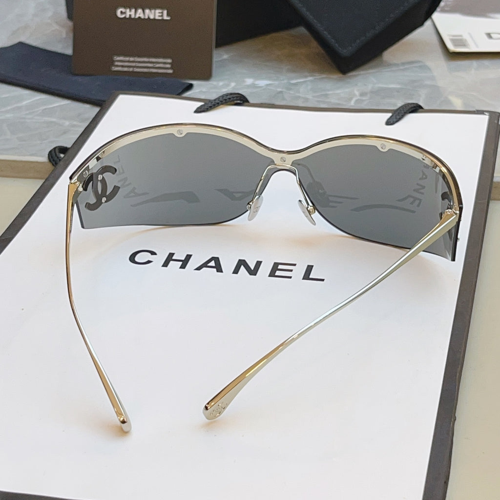 Chanel CH9582 Fashion Gray Lens Sunglasses for Men & Women - detail image 5