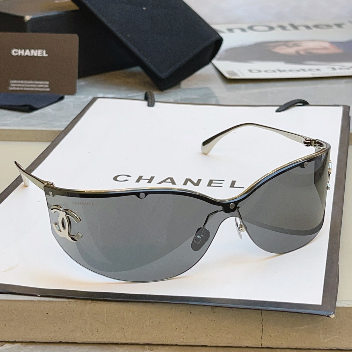Chanel CH9582 Fashion Gray Lens Sunglasses for Men & Women