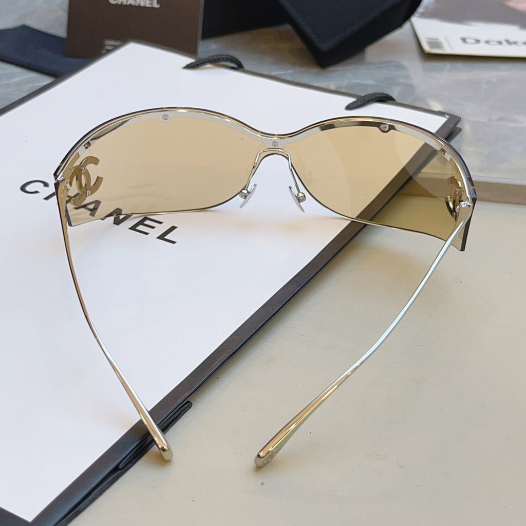 Chanel CH9582 Fashion Gold Lens Sunglasses for Men & Women - detail image 6