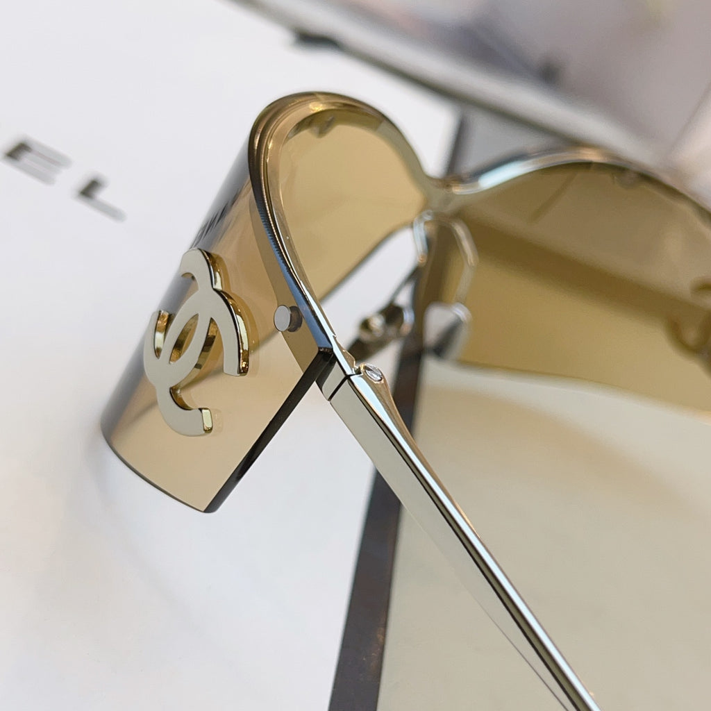 Chanel CH9582 Fashion Gold Lens Sunglasses for Men & Women - detail image 7