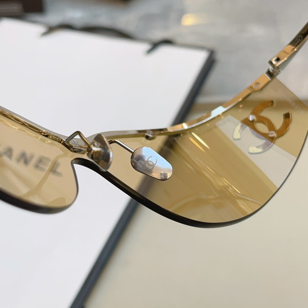 Chanel CH9582 Fashion Gold Lens Sunglasses for Men & Women - detail image 5