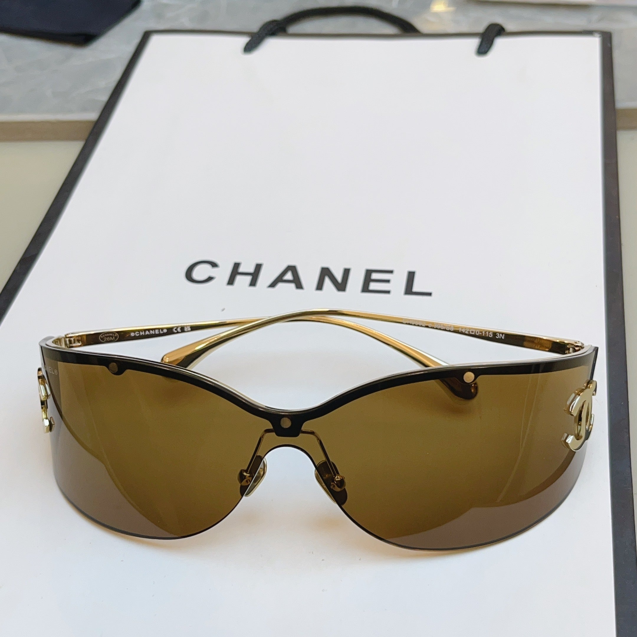 Chanel CH9582 Fashion Orange Lens Sunglasses for Men & Women - detail image 2