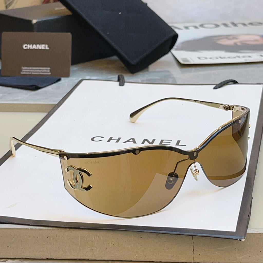 Chanel CH9582 Fashion Orange Lens Sunglasses for Men & Women - detail image 3