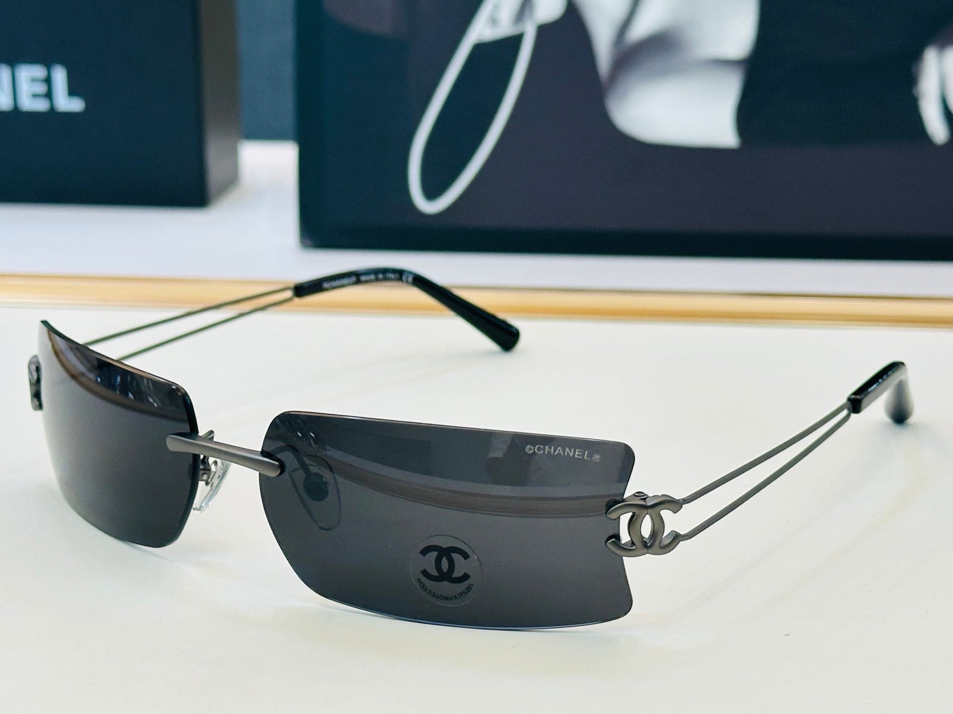 Chanel CH4051 Fashion Black Lens Sunglasses for Men & Women