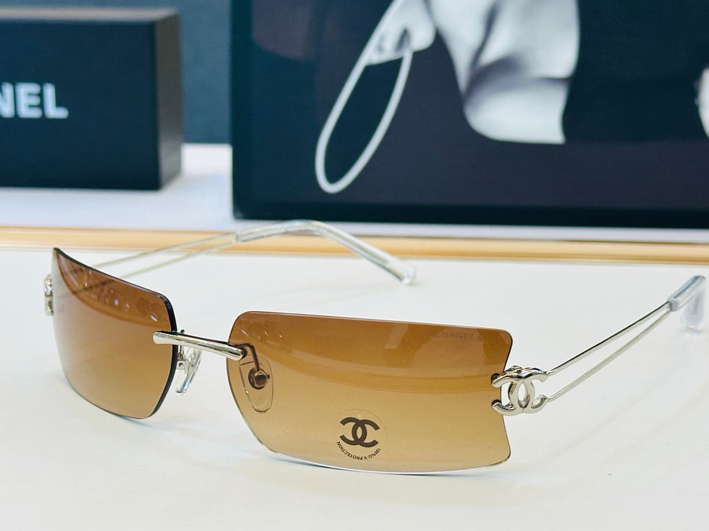 Chanel CH4051 Fashion Black Lens Sunglasses for Men & Women - detail image 6