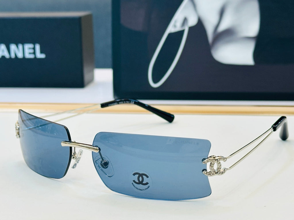 Chanel CH4051 Fashion Black Lens Sunglasses for Men & Women - detail image 3