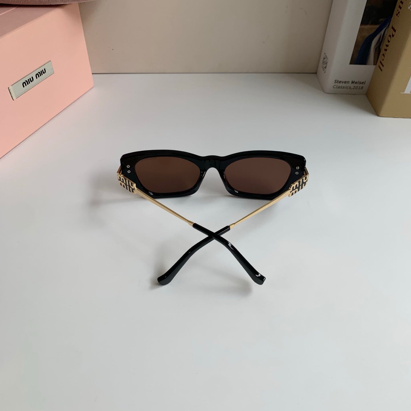 Miu Miu Cat-Eye Silver Lens Sunglasses for Men & Women - 487740 - detail image 8