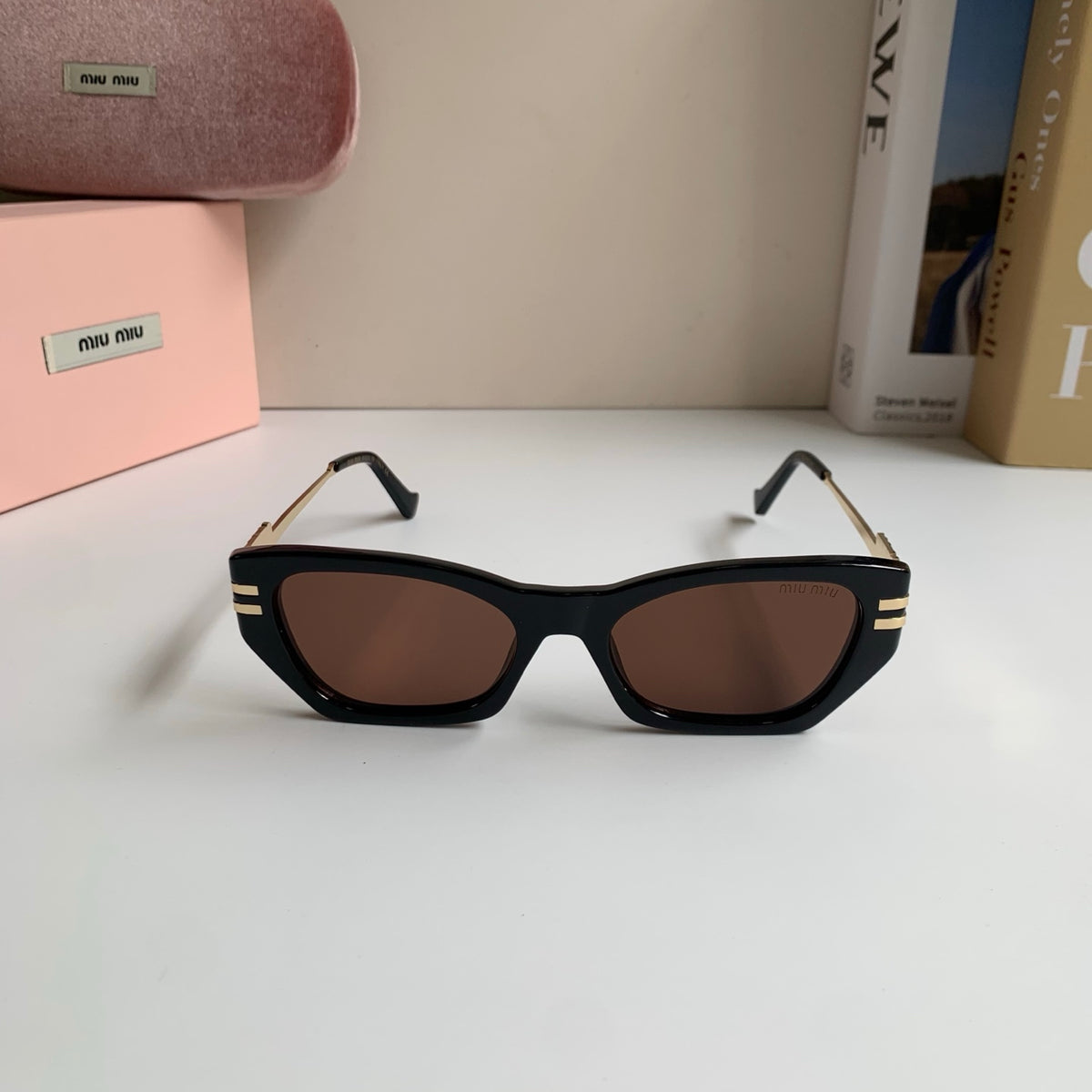 Miu Miu Cat-Eye Silver Lens Sunglasses for Men & Women - 399199 - detail image 5